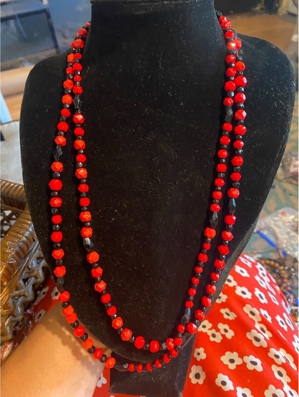 vintage boho statement necklace